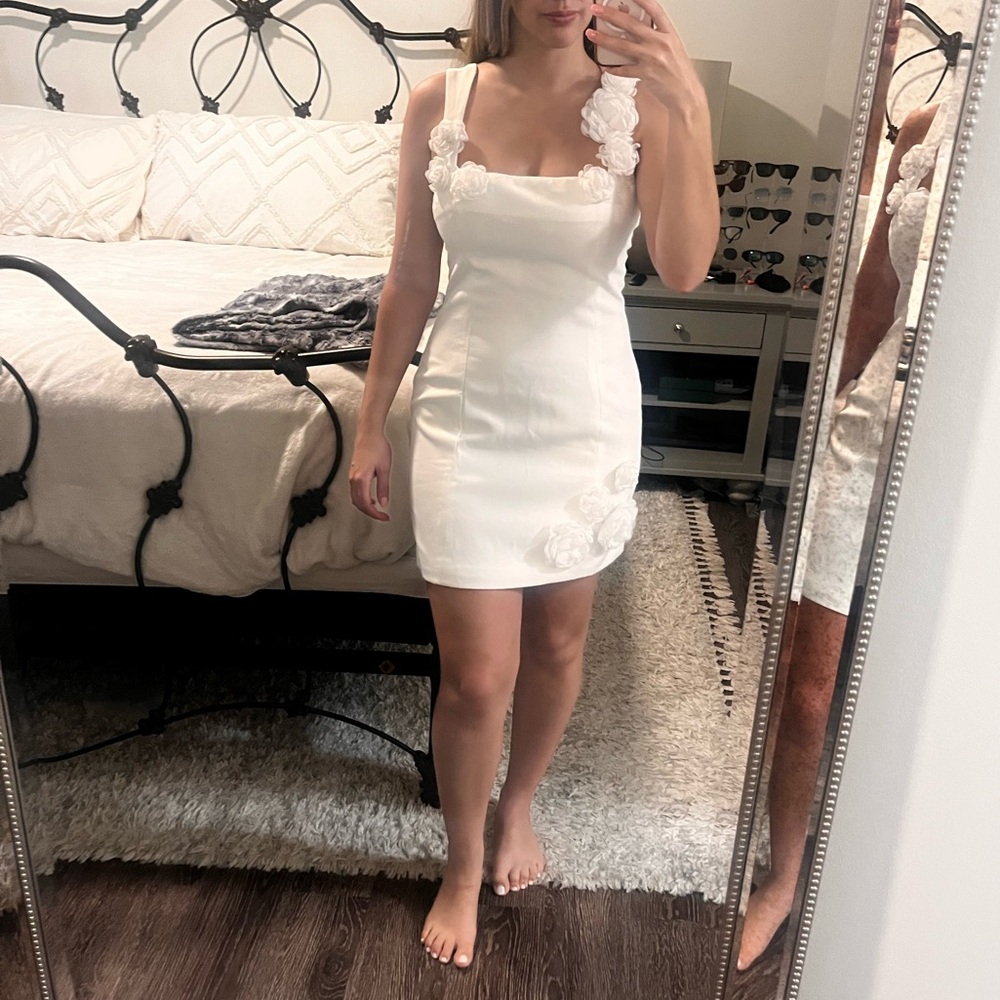 ELLIATT Trompe Dress in Ivory